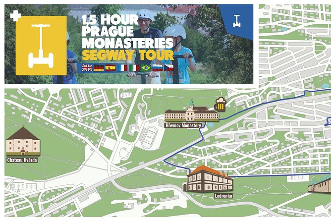 1.5h Small Group Segway Tour & Free Taxi Transfer ️with PragueWay - Ladronka Park and the 4.2-Kilometer Track