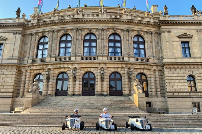 1-Hour Ride Across the Prague in Mini Hot Rod Car - The cars, safety, and passenger rules