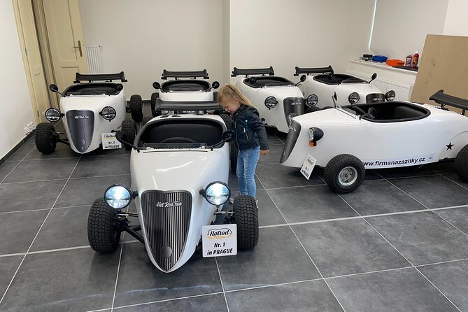 1-Hour Ride Across the Prague in Mini Hot Rod Car - Leaving Štvanice for the city center