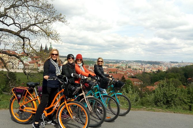 7 BEST VIEWS - PRAGUE eBIKE TOUR - Prague Castle, a short ride from the hilltop