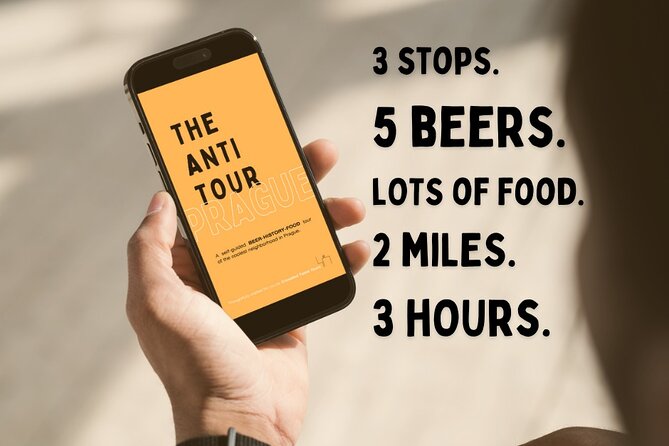 Anti Tour Prague - Self Guided Beer and Food Tour - Why this Prague beer walk leaves the old town behind