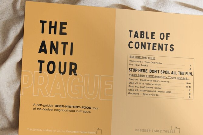 Anti Tour Prague - Self Guided Beer and Food Tour - Three pubs, three different ways to drink beer