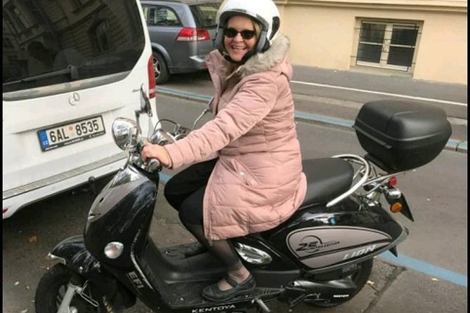 Big scooter tour of Prague, for two (audio guide) - Bílek Villa offers an art-focused detour