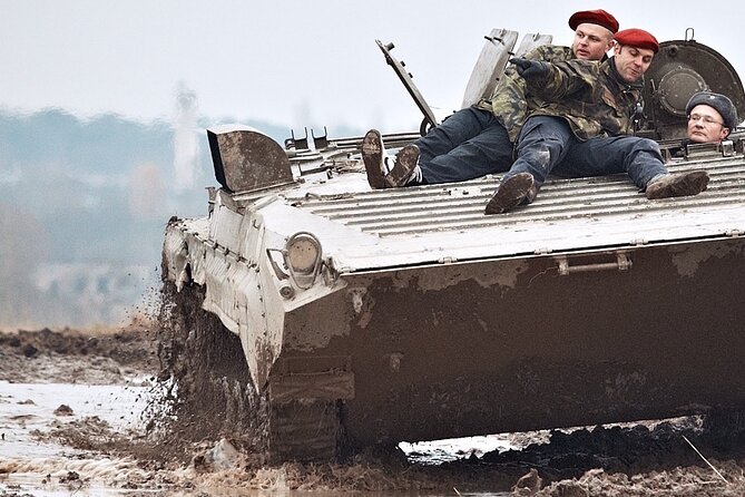 BMP tank driving experience Prague - A short military vehicle tour adds real value
