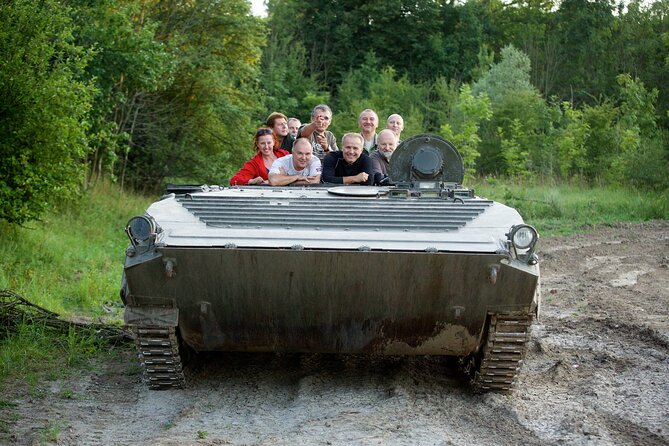 BMP tank driving experience Prague - Pickup from Prague and the timing issue