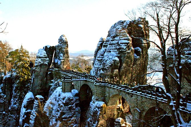 Bohemian and Saxon Switzerland All inclusive trip - Winter Tour - Felsenburg Neurathen, a castle in the rocks