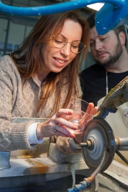 Bohemian glassworks excursion from Prague - Watching glassmasters do the difficult work