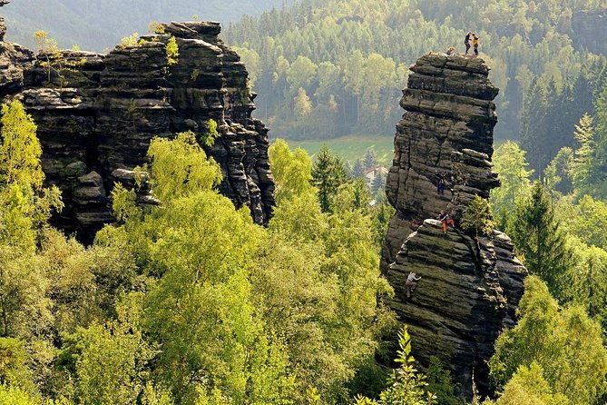 Bohemian & Saxon Switzerland From Prague-Travelers' Choice 2025 - Pravcicka Gate and the forest approach
