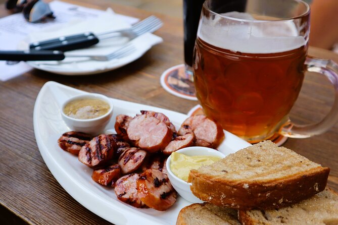 Brno Food Tasting Tour of Hidden Gems for Small Groups - Klobása and beer on Starobrněnská