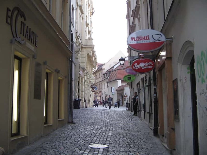 Brno: Historic Downtown Walking Tour - Parnassus Fountain and the Reduta Theatre