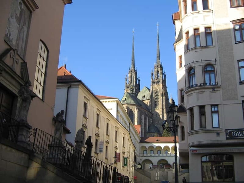 Brno: Historic Downtown Walking Tour - St. James Church and the Joseph Street return