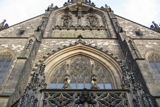 Brno Historical Walking Tour - St. Peter and Paul Cathedral gives the walk its grandest view