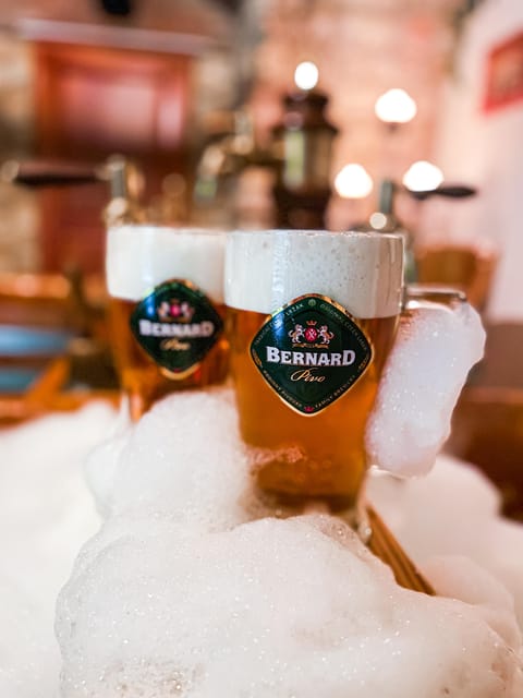 Caroline Bernard Beer Spa Prague with Beer & Massage Option - Resting on the heated bed after the soak