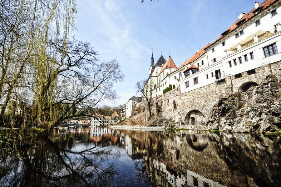 Český Krumlov - with entrance to the castle - The journey from náměstí Republiky