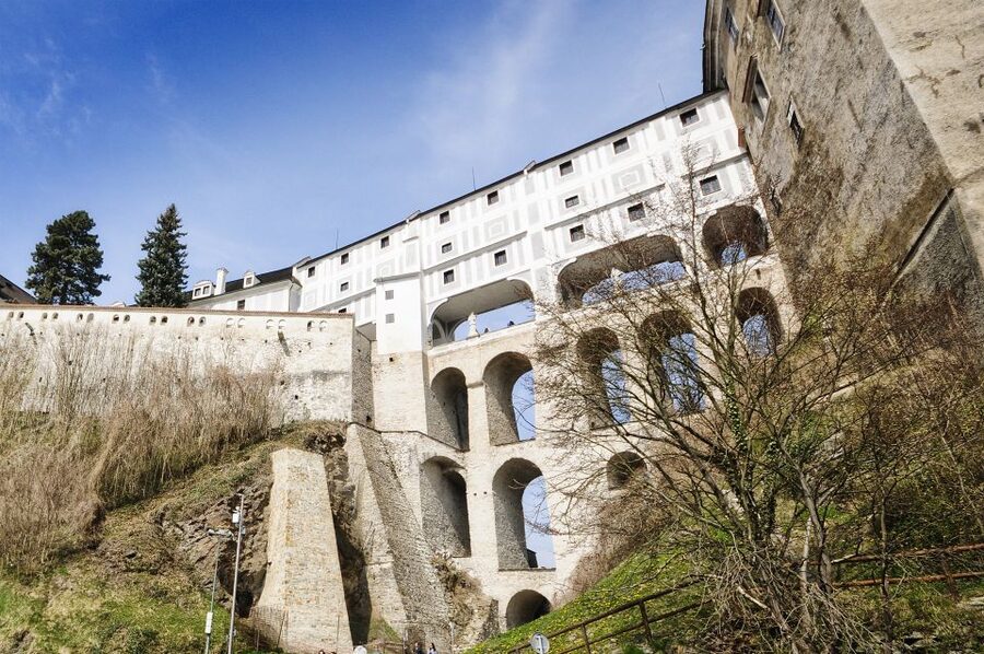 Český Krumlov - with entrance to the castle - The guide and the walking pace