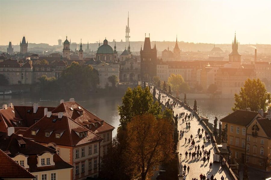 Charles Bridge & Lesser Town Walking Tour - Crossing Charles Bridge on foot