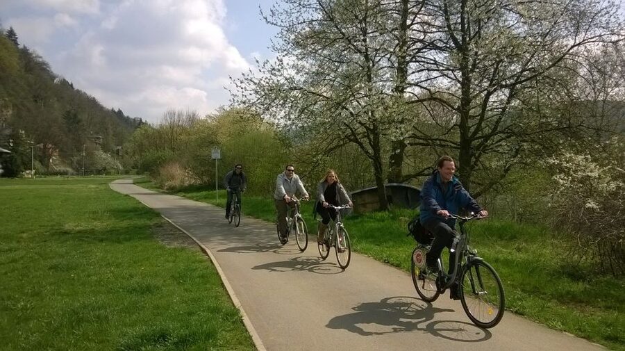 Countryside Bike Tour From Prague To Karlstejn Castle - Starting on Dlouhá Street in Prague