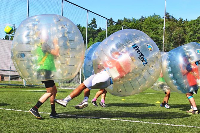 Crazy Bubbles - Bubble Football & Other Activities - Indoor or Outdoor: Choose With Care