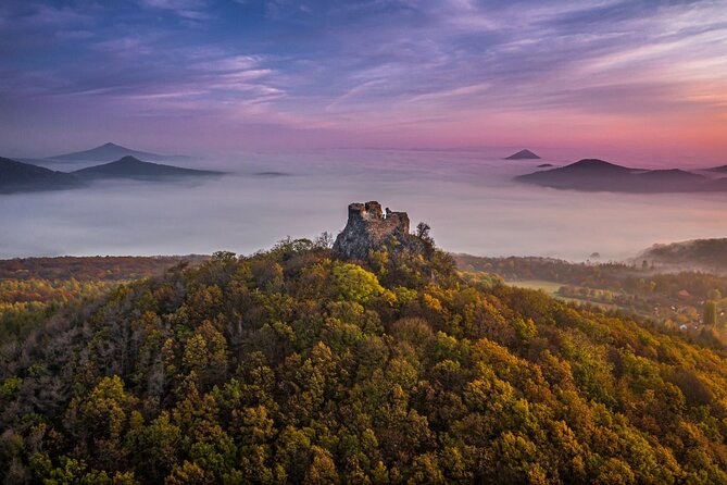 Czech countryside scenical hike to the castle, local deli tasting - The Climb to Děkovka Castle