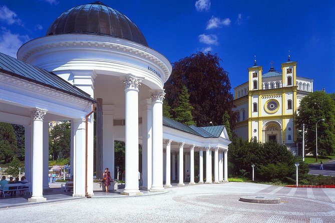 Czech Spas of Karlovy Vary and Marianske Lazne from Prague - Marianske Lazne and the Cross Spring colonnade