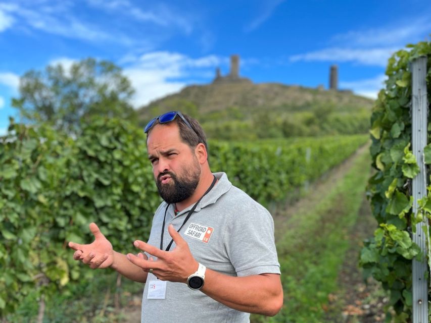 Czech Vineyards and Wine Tasting 4WD Tour with Lunch - A Czech lunch with beer near castle country