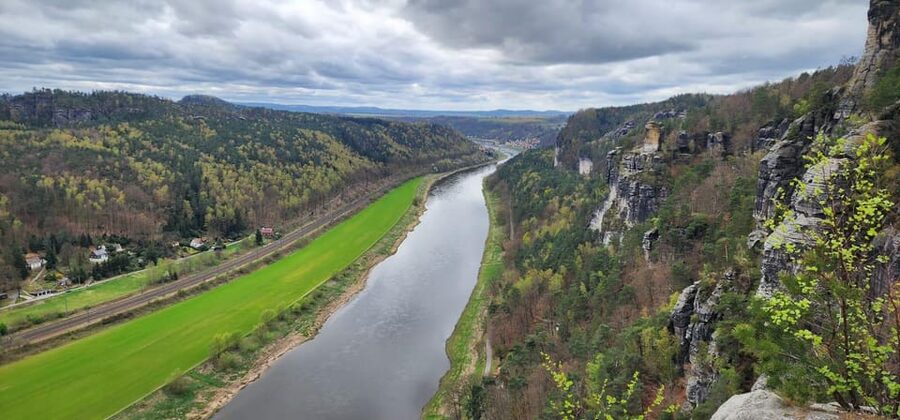 Day trip from Prague to Bohemian and Saxon Switzerland - Walking to Pravčická Gate