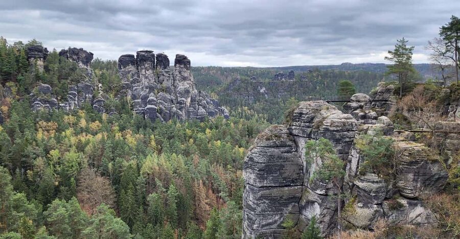 Day trip from Prague to Bohemian and Saxon Switzerland - The Kamenice River gorge boat ride