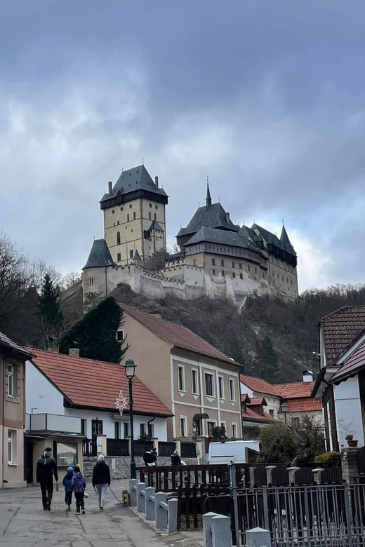Day trip to Karlstejn castle and Famous Bohemian glassworks - From Prague to a working Bohemian glassworks