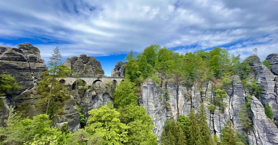 Dresden: Hassle-free trip to Bohemian and Saxon Switzerland - Bastei Bridge: the morning postcard view