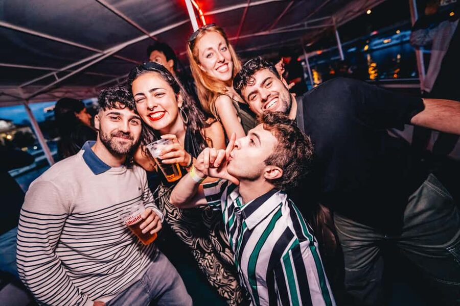 Drunken Monkey Prague Boat Party Open Bar to Duplex Club - Dock 16: where the night begins