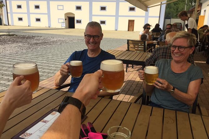 E Bike Day Trip I Visit a Roman Castle and Taste Craft Beer - Starting from Prague and getting onto the trail