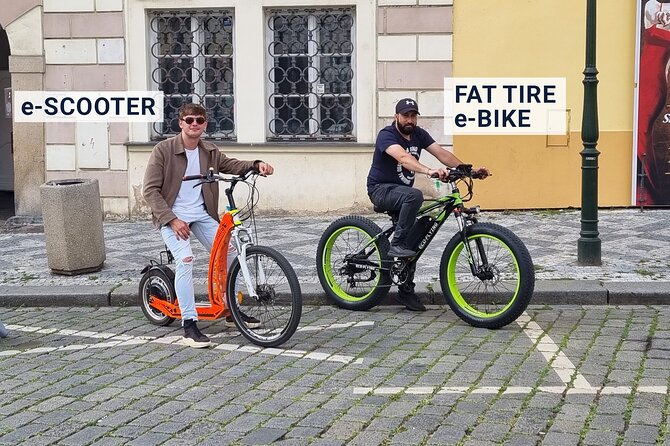 E-Bike, E-Scooter Viewpoint Fun Tour - Rudolfinum and the Jewish Quarter