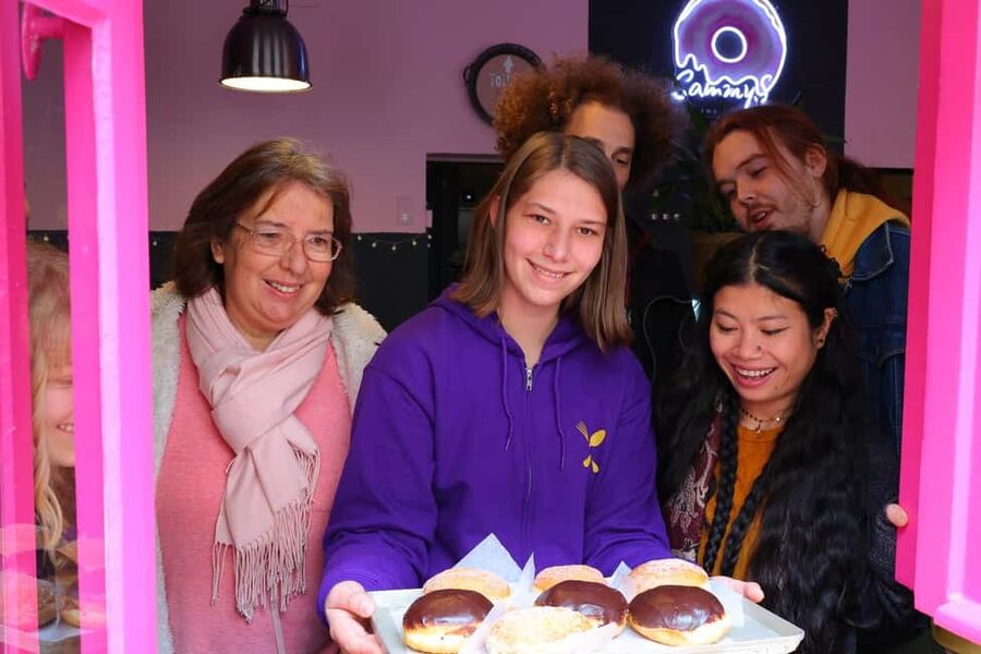 Eating Berlin: City Center Food & Beer Tour - Flammkuchen brings crisp texture to the route