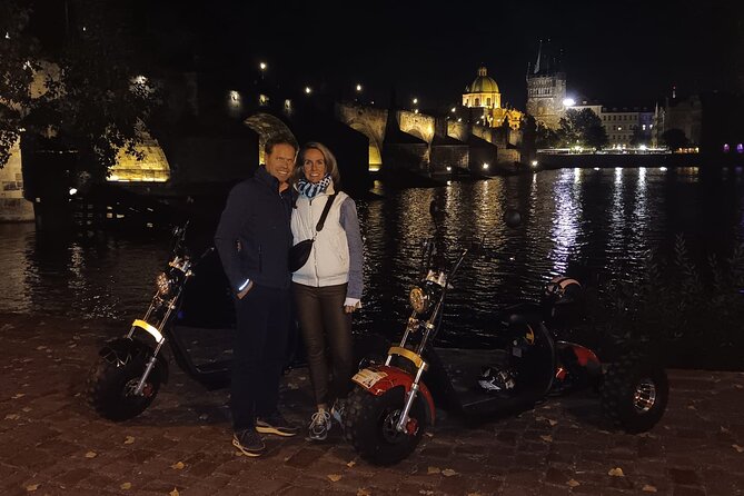 Electric Trike Night Tour in Prague - Live Guided - The Metronome and Stalin’s unfinished legacy