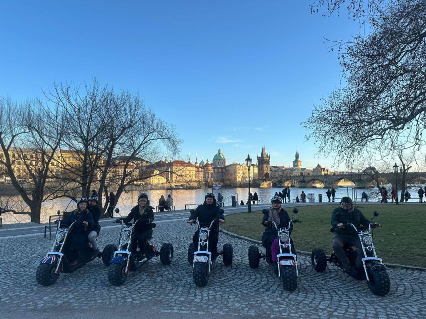 Electric Trike Sunset Prague Tour - Letná Park takes you above the center