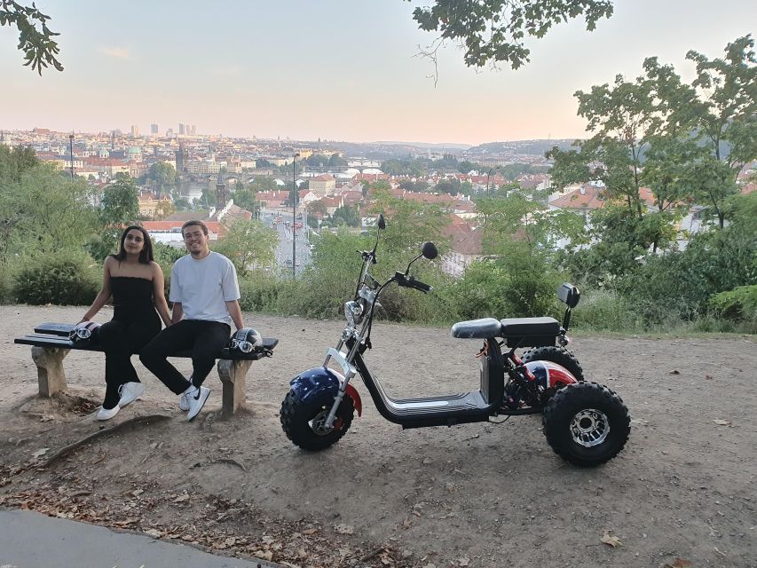 Electric Trike Sunset Prague Tour - The Giant Metronome is the tour’s visual anchor
