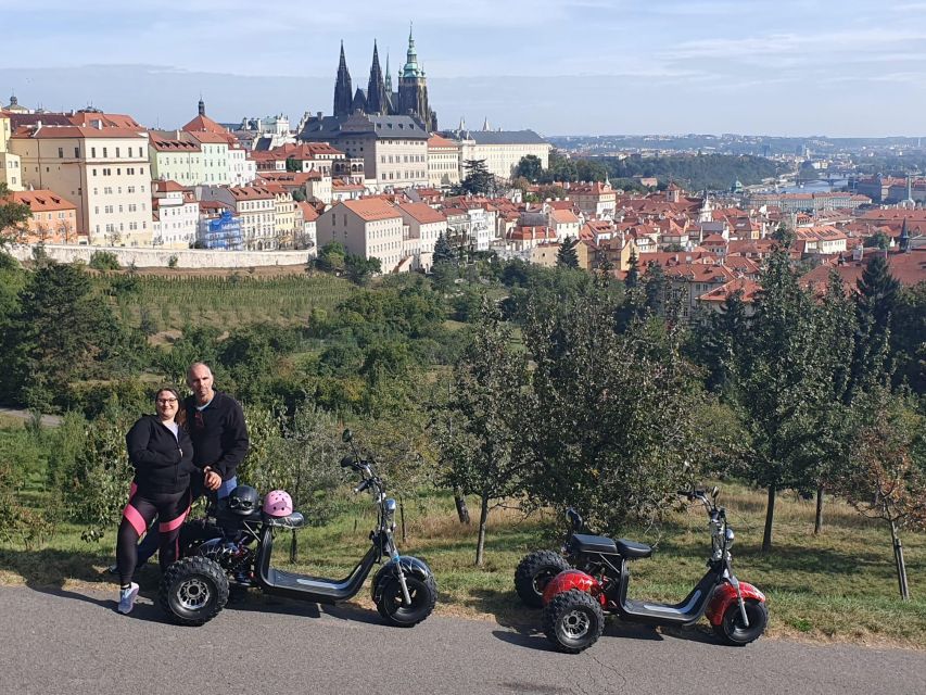 Electric Trike Sunset Prague Tour - Wenceslas Square starts the city story