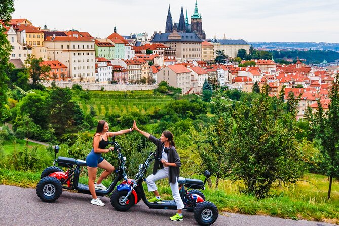 Electric Trike Tour in Prague - City Sightseeing & Fun Riding - Letna Viewpoint and five bridges