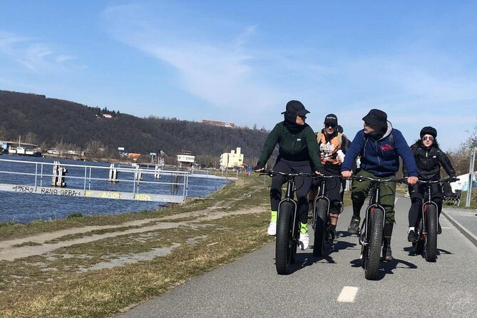 FAT TIRE E-BIKE GREAT TOUR - river, parks & panoramic views tour - Queen Anne’s Summer Palace and Prague Castle
