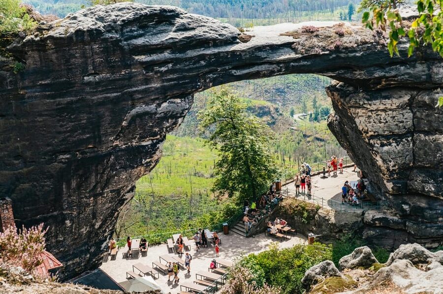 From Prague: Bohemian & Saxon Switzerland Iconic Day Trip - Czech lunch in Bohemian Switzerland