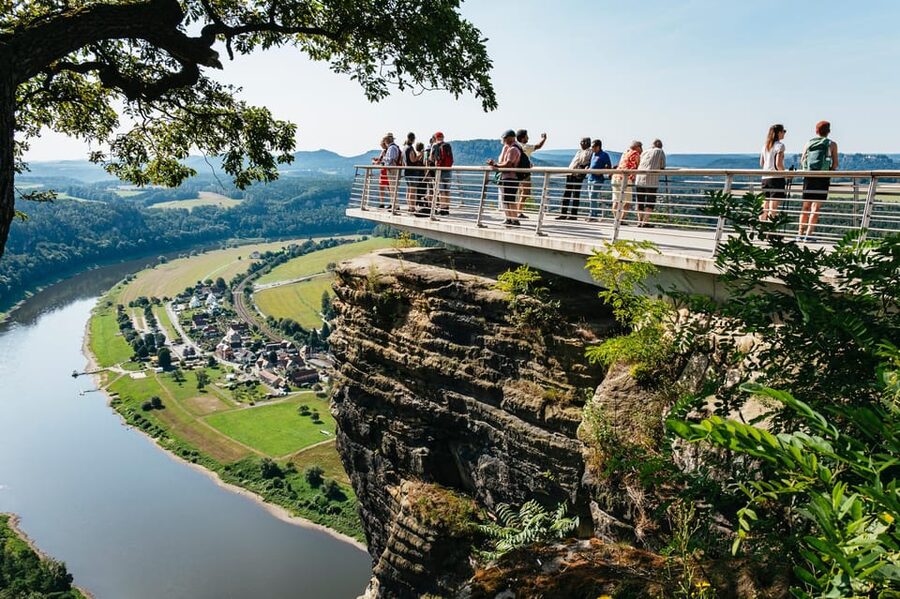 From Prague: Bohemian & Saxon Switzerland Iconic Day Trip - Tisa Rocks and the most adventurous walking