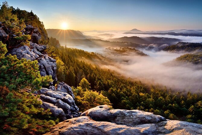 From Prague: Bohemian & Saxon Switzerland Small-Group Hike - The boat ride through the gorge