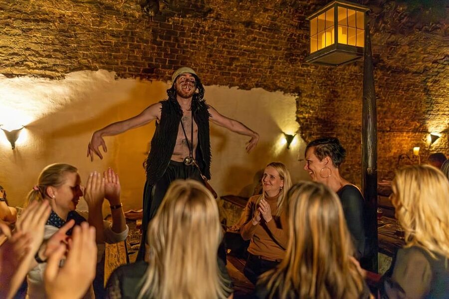 From Prague: Medieval Dinner, Show, Castle and Brewery - A short look inside Dětenice Castle