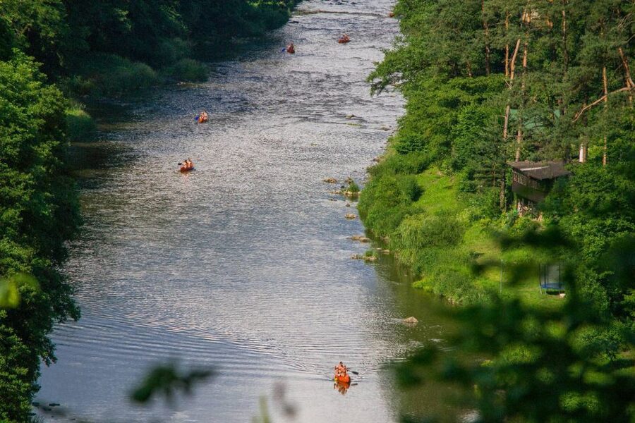 From Prague: Sazava River Canoe Day Trip for All Levels - Learning to steer before the current takes over