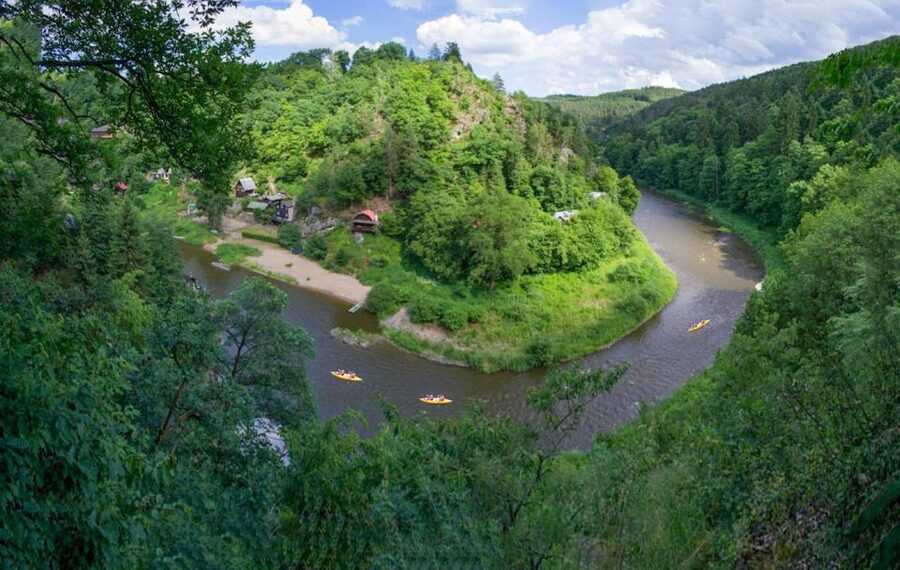From Prague: Sazava River Canoe Day Trip for All Levels - The local train is part of the story