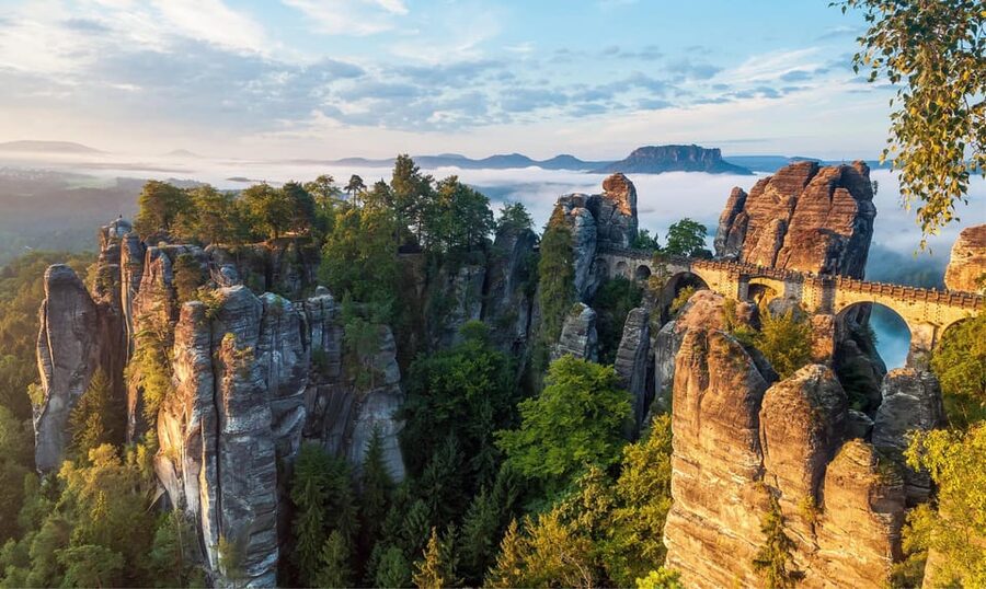 From Prague: Terezin Camp and Bohemian Switzerland Day Trip - Litoměřice and the retro café pause
