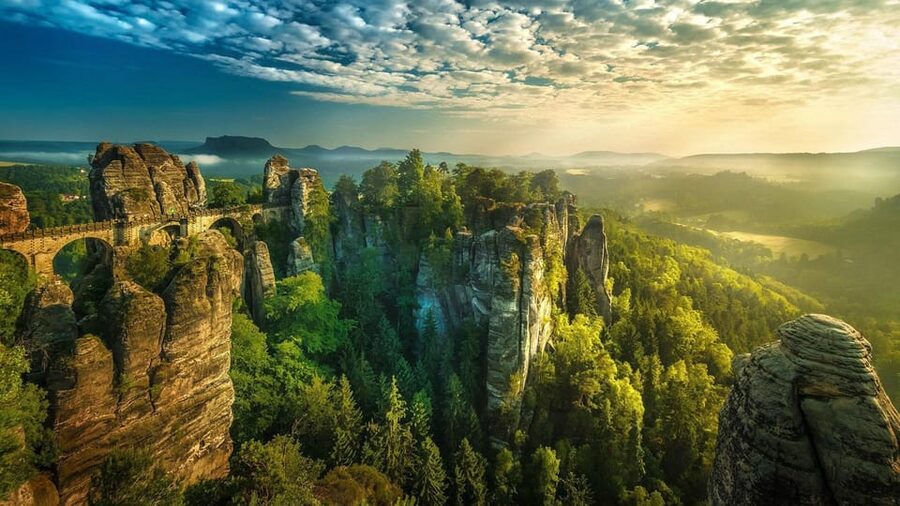 From Prague: Tour to Saxon and Bohemian Switzerland - Pravčická Brána rewards the uphill walk