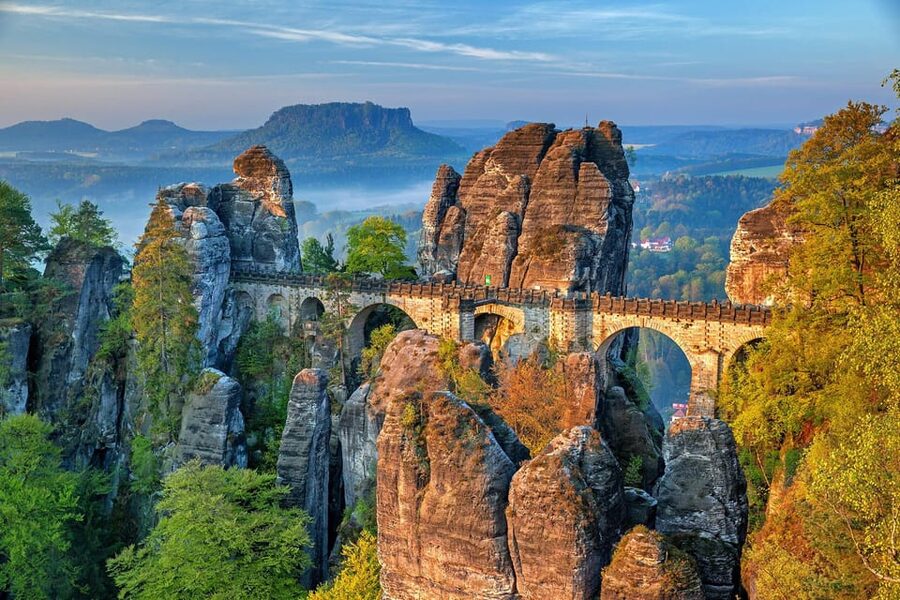 From Prague: Tour to Saxon and Bohemian Switzerland - Tisa Rocks make winter a different experience