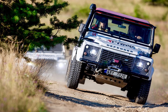 Full-day Land Rover driving off-road experience Prague - Leaving Prague for Milovice