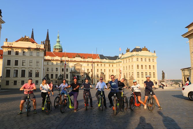 Grand City Tour of Prague on Cruiser e-Bikes or e-Scooters - Seeing Prague without spending the day on foot